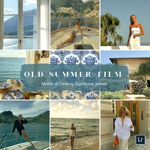 5 FILM Lightroom Mobile & Desktop Presets | Travel Presets | Film Presets | Instagram presets | Analog Presets | Summer Presets