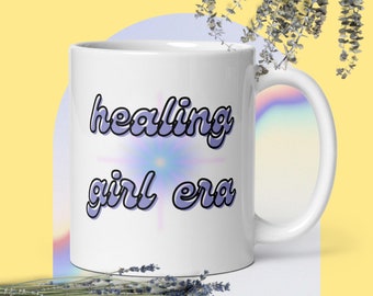 Healing Girl Era Coffee Mug (White) 11 oz.