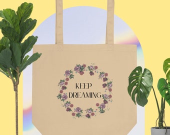 Reusable Eco Tote Bag - Floral Design