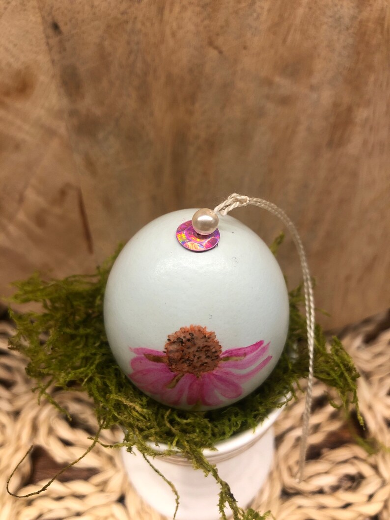 Hand Painted Egg Ornament Etsy