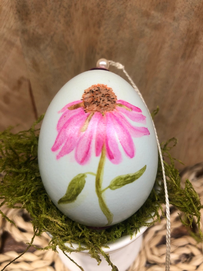 Hand Painted Egg Ornament Etsy