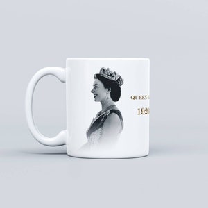 HM Queen Elizabeth II (1926 - 2022) Printed Mug - Rememberance Memorabilia
