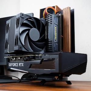 Caja para PC Mini ITX, Caja para PC pequeña, Cajas de formato reducido, Caja para PC de marco abierto, Caja LTE-SF ABK