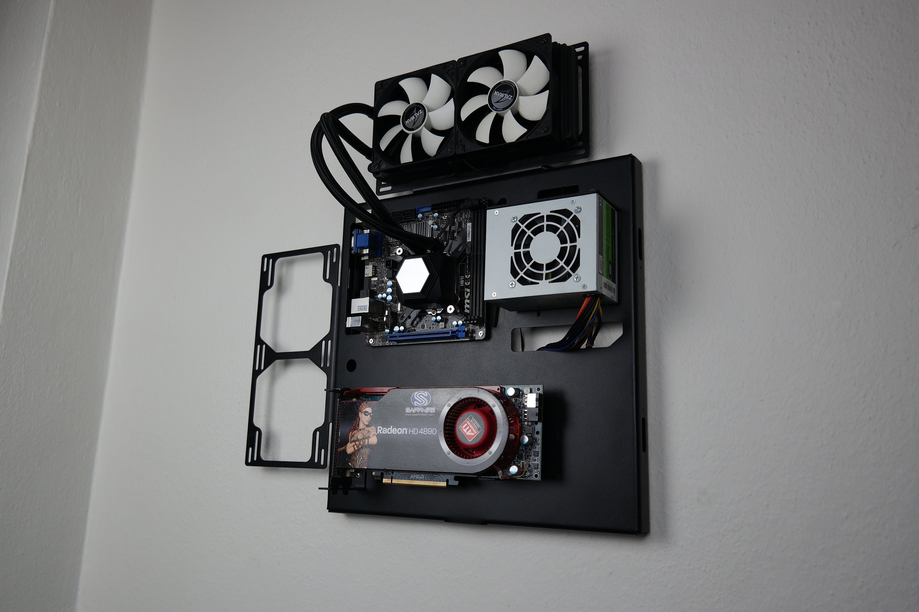 Mini ITX Wall Computer Case Wall Mount Pc Space Case Custom - Etsy