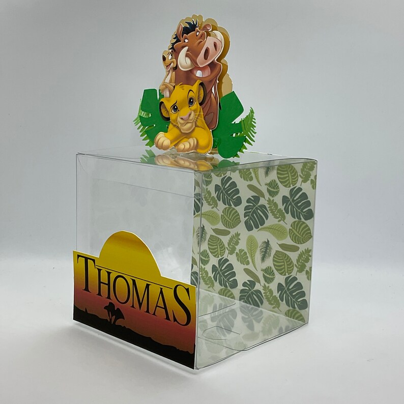 Lion King Favor Boxes Lion King Birthday Lion King Party Etsy