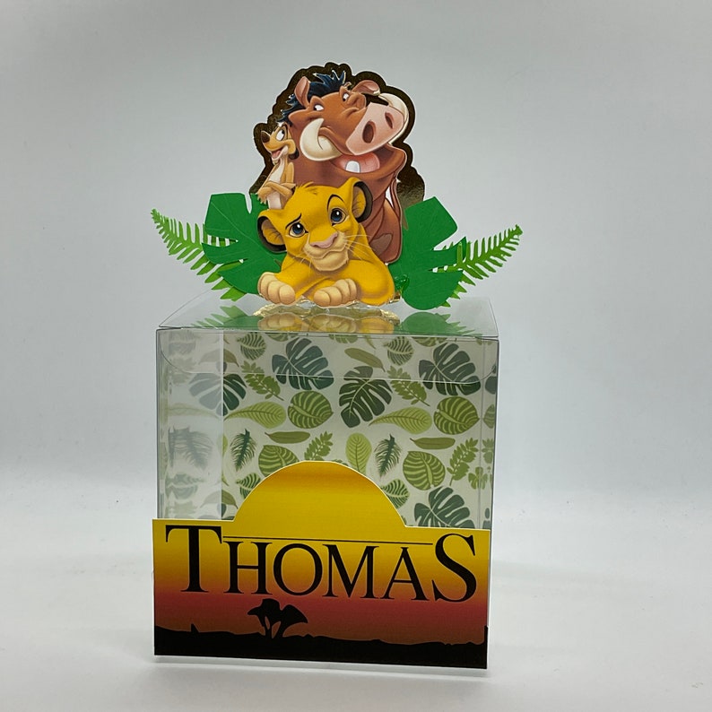 Lion King Favor Boxes Lion King Birthday Lion King Party Etsy