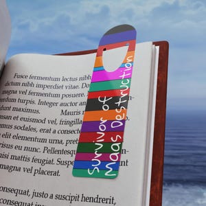 Survivor of Maas Destruction, SJM Bookmark, TOG merch, Crescent City Merch, ACOTAR gift Bookish Bookmark, Book Fan Art, Booktok Gift