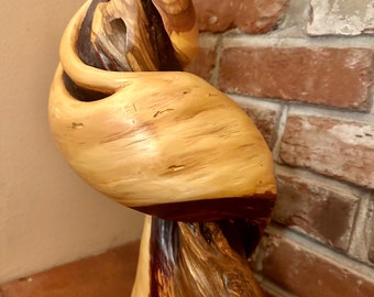 Gorgeous one of a kind wood sculpture vintage