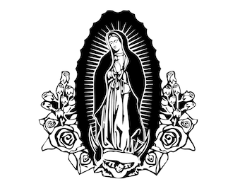 Virgin Mary SVG, PNG, EPS, jpg digital download