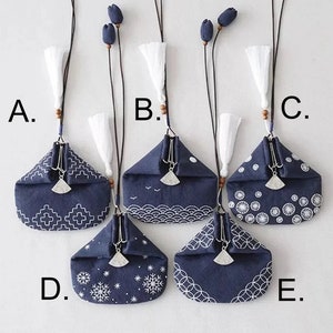 Sashiko Coin Purse Kit with Tutorial | Craft Gift | Gift for Moms | Gift for her | beginner kit