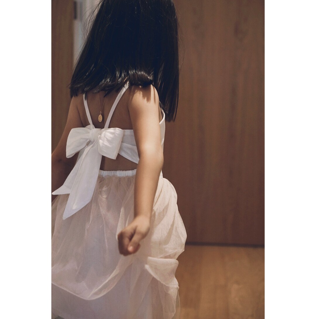 Digital Sewing Pattern Cami Dress With Open Back With Bow for Girls 2 ...