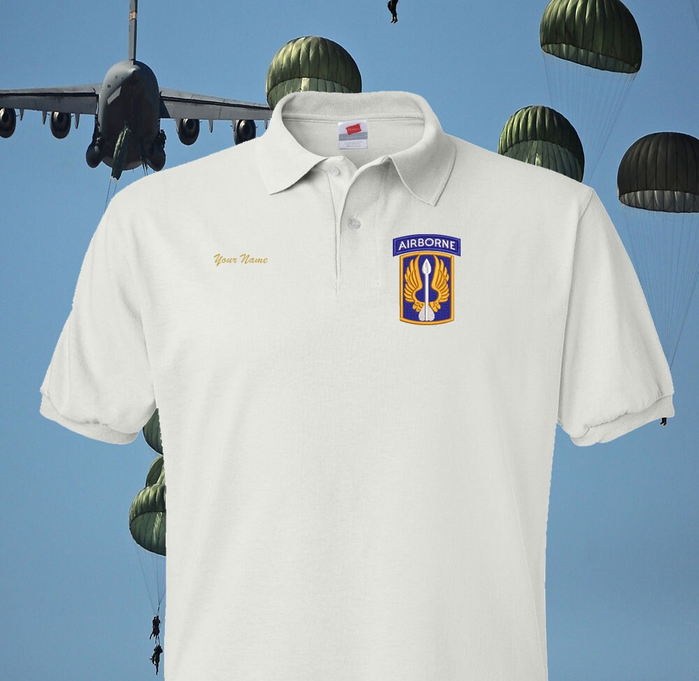 18th Aviation Brigade Polo Shirt airborne Etsy