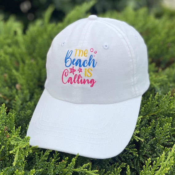 Fun Beach Hat Custom Baseball Caps Unwashed Embroidered Womens Apparel Chic Personalized Dad Hat Summer Ponytail Caps Beach Lover Gifts Etsy UK
