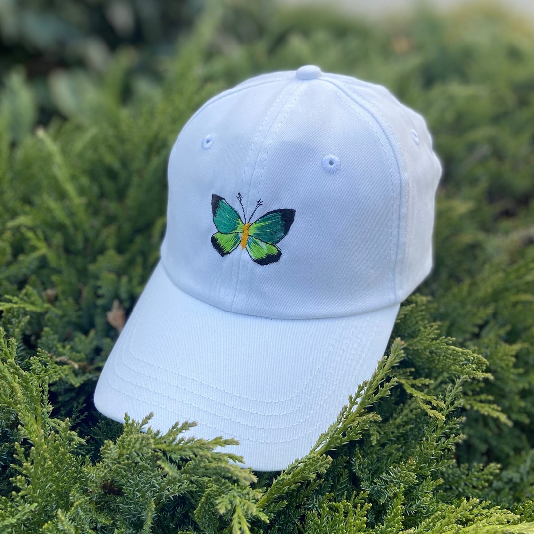 Butterfly Embroidered Baseball Cap