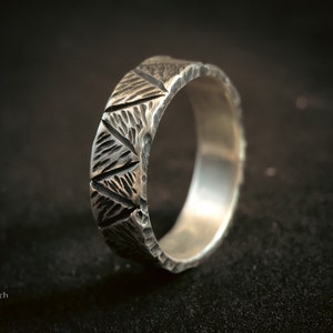 Authentic Handcrafted Sterling Silver Ring - Ptah -