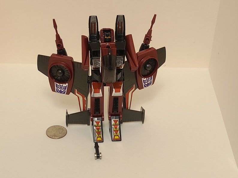 Thrust Transformers Jet Plane Decepticon G1 1985 With Spec Etsy