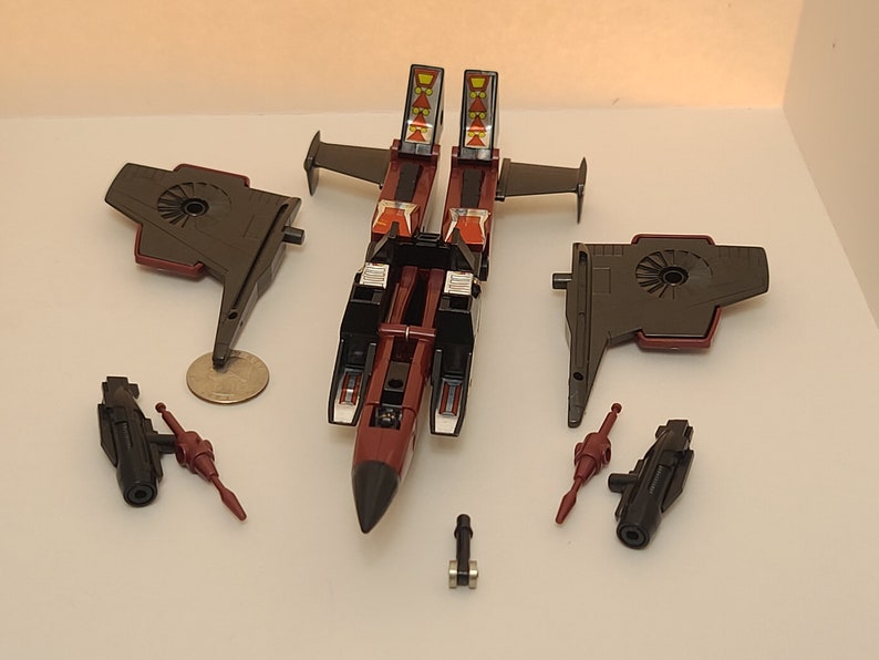 Thrust Transformers Jet Plane Decepticon G1 1985 With Spec Etsy