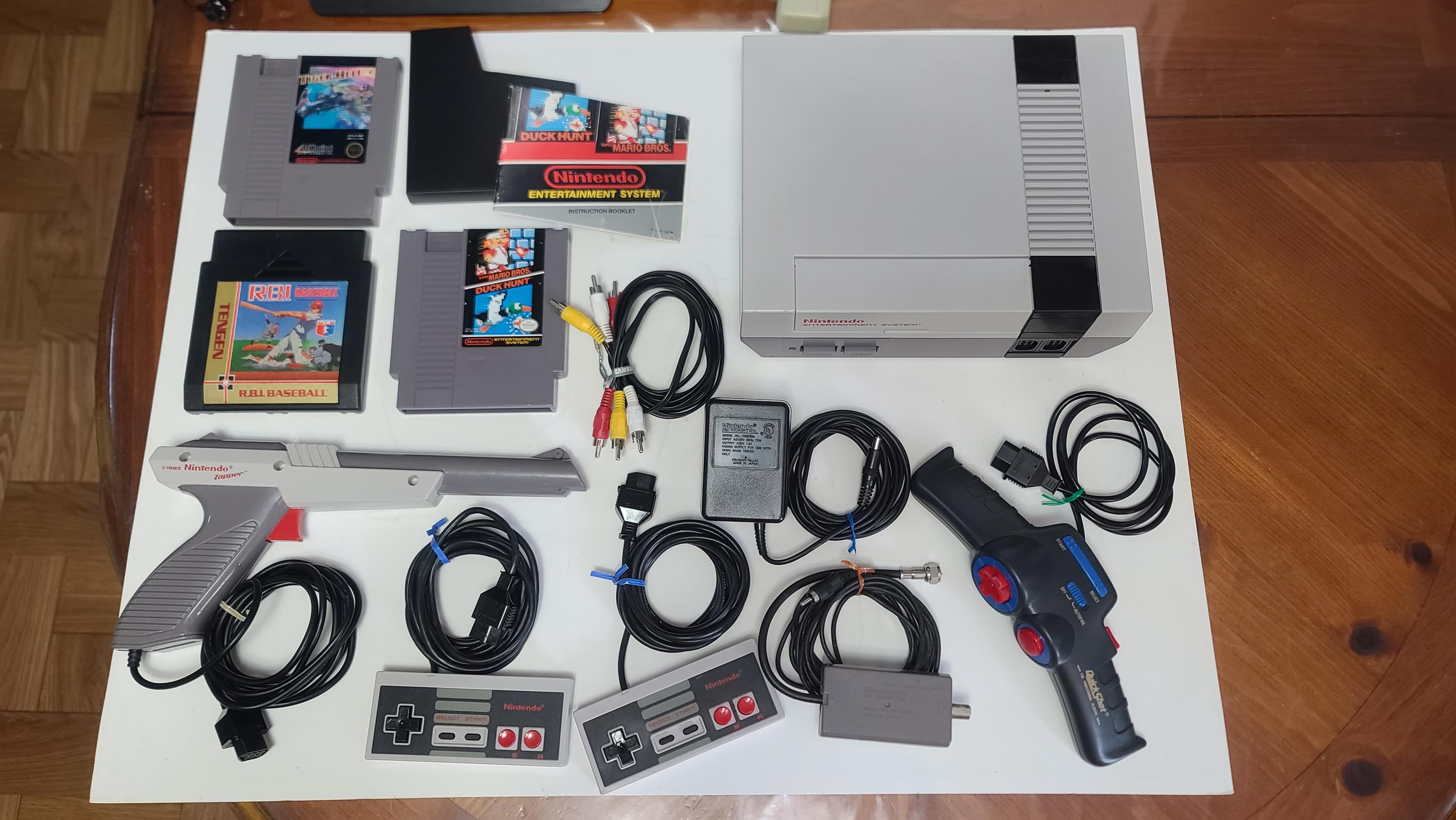 Nes 101 Grey Screen Nes Nintendo Entertainment System NES-101 Top