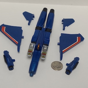 Thundercracker Transformers Jet Plane Decepticon G1 1983 Takara Japan.