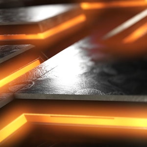 Personalized Custom 3D Logo Animation, Cinematic sound inclusive, 3d intro For Your Logo, custom orange light animation, cinematic Logo