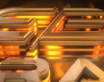 Animación de logotipo 3D personalizada, introducción de revelación llamativa