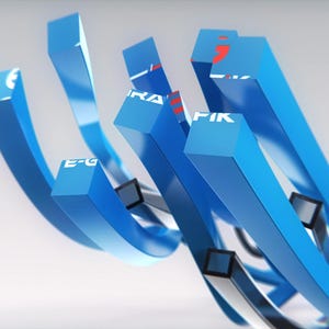 animation with the combination, blue elastic cords for your logo, Animation for your logo, including sound, motion animation, YouTube intro