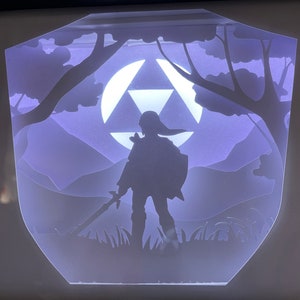 The Legend of Zelda: Ocarina Of Time 9in x 11in 3D Shadow Box | GameStop