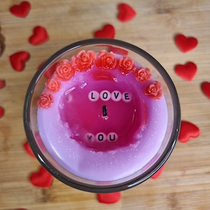 Custom Secret Message Candle, Hidden Personalised Message Soy Wax Candle, Valentine&#39;s Gift, Unique Gift Ideas, Teacher Gift, Friendship Gift
