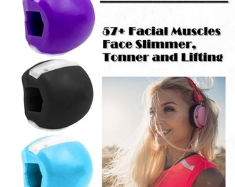 Jawliner Gesichts-Übungsball für Face-Lifting Gesicht Abnehmen Gesicht, das Sie lieben werden, Gesicht und Hals Toning