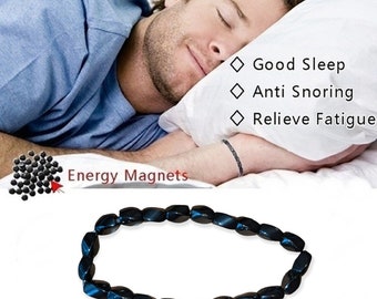 磁気ボディスリミング減量抗疲労ヒーリングブレスレットヘマタイトビーズブレスレット磁気セラピービーズスリム男性と女性用