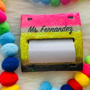 Pencil sticky note dispenser