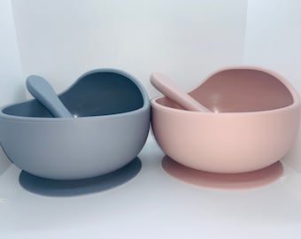 Baby Toddler Feeding Bowl & Spoon