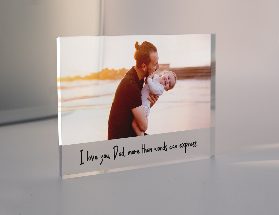 Personalized Photo Gift For Dad