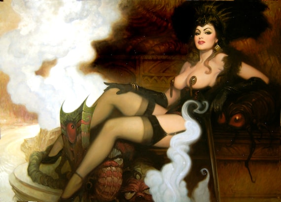 Black Madonna original painting