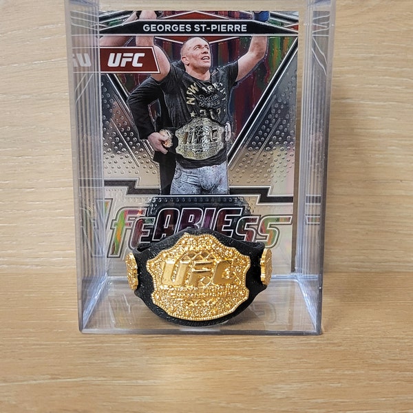 UFC George St Pierre Mini Sports Box, Collectible Case for MMA Fans