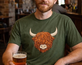 Highland Cow T-Shirt | Highland Cattle Graphic Tee