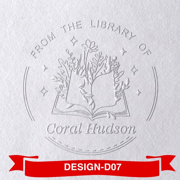 Custom Book Embosser Etsy Canada