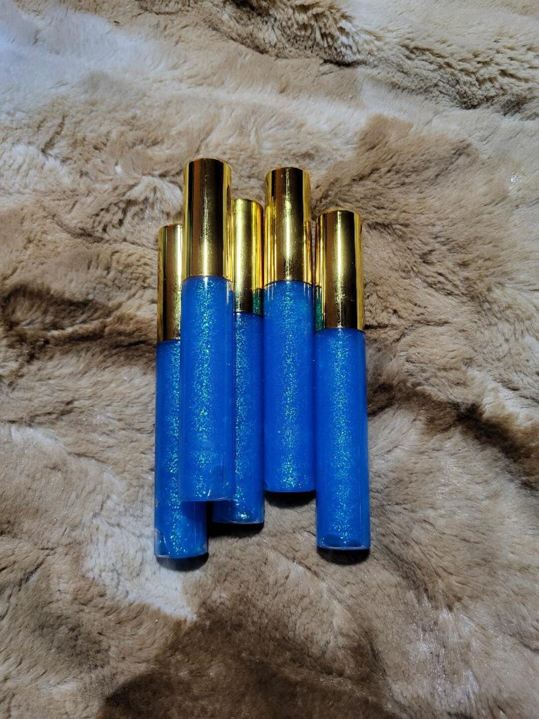 Blue Raspberry Scented Shimmer/glitter Lip Gloss/topper 10ml