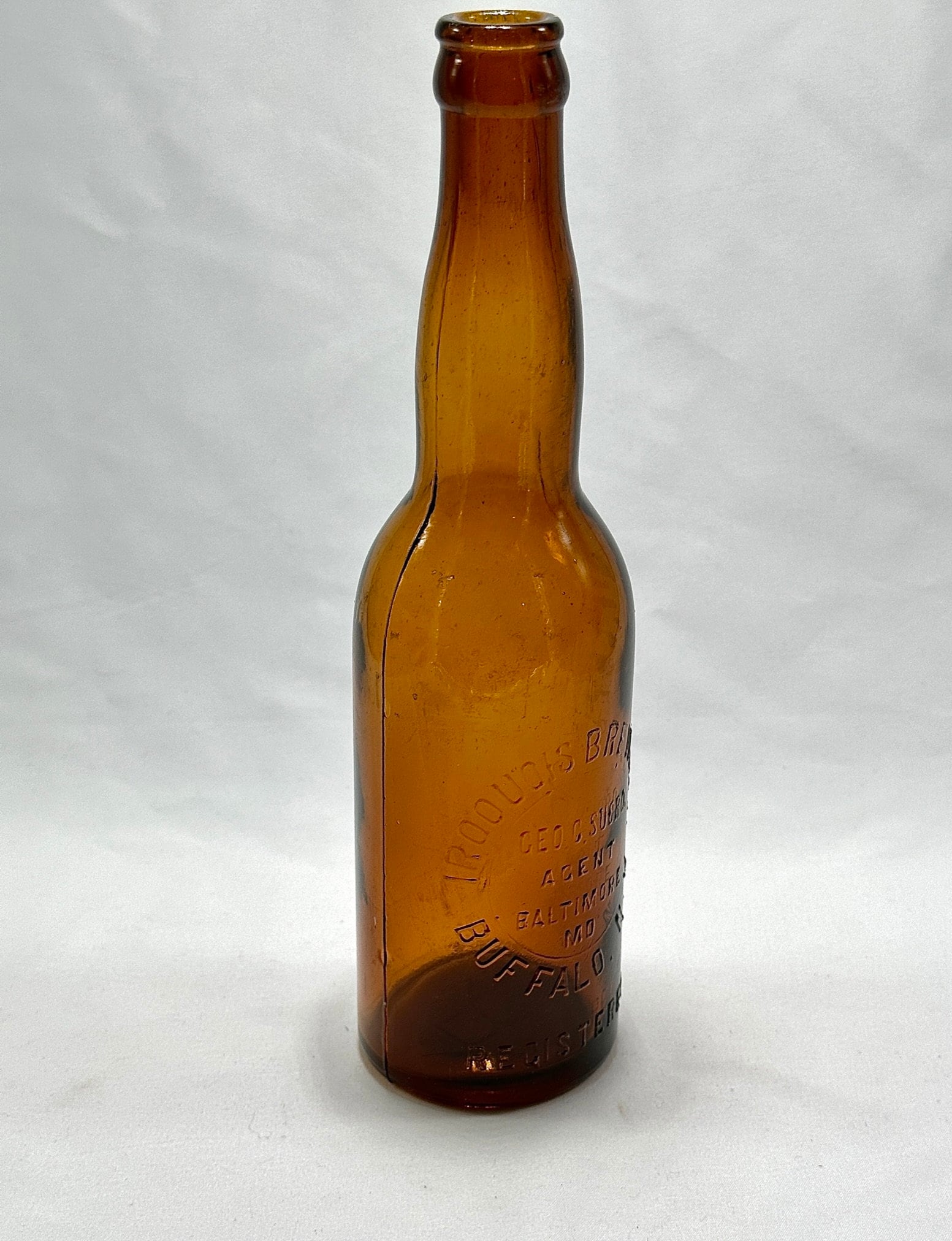 Rare Antique Beer Bottle Iroquois Brewing Co Buffalo NY, Baltimore MD