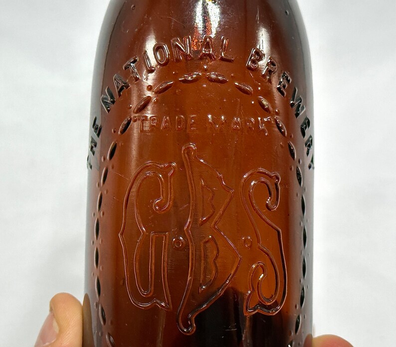 Pre Prohibition Beer Bottle the National Brewery / GBS