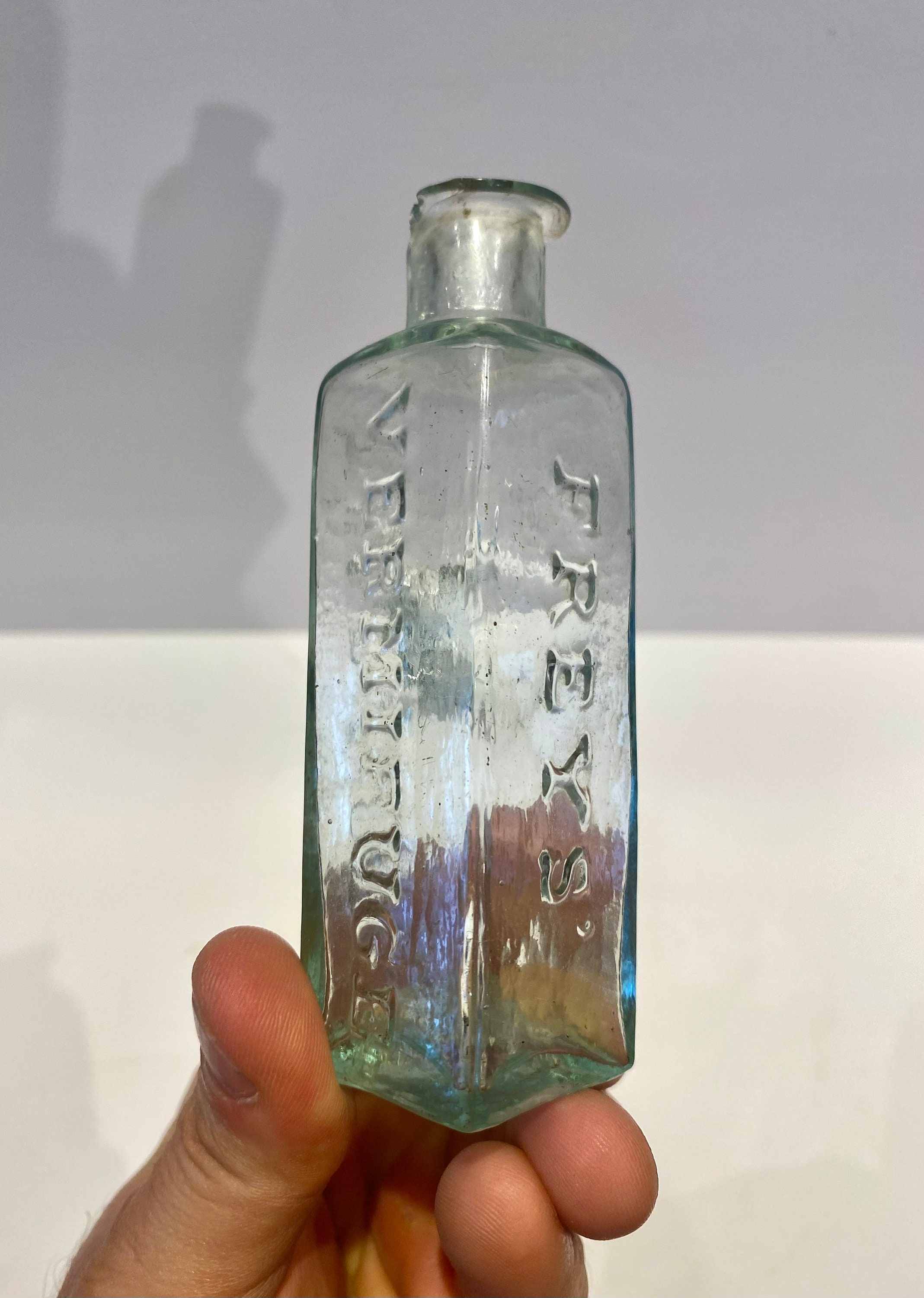 Rare Pontil Baltimore Medicine Bottle Freys Vermifuge as Is Etsy