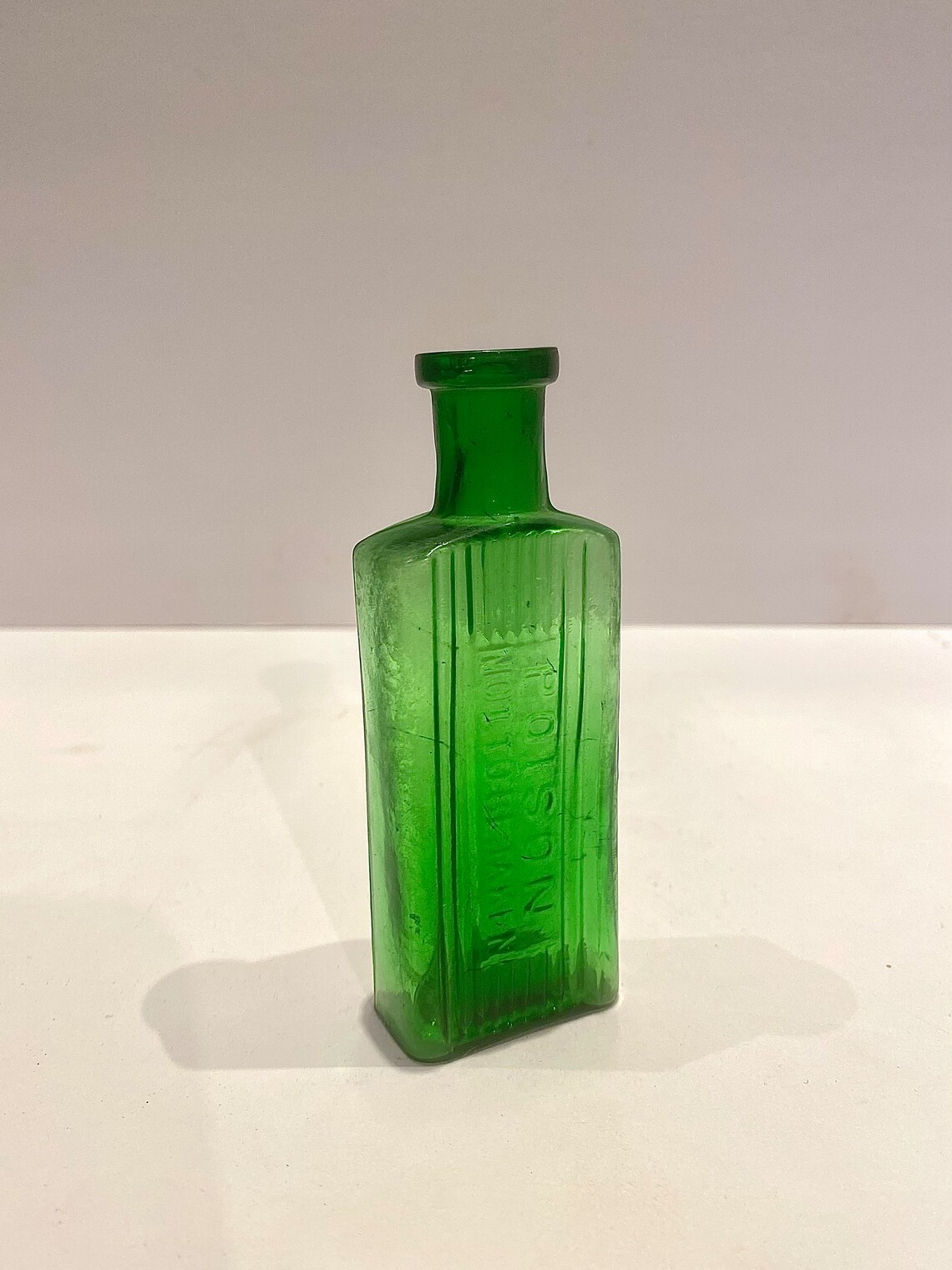 Emerald Green BIM Vintage Poison Bottle not to Be Taken Etsy