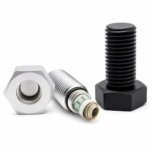 Geocache Fake Bolt 2-pack - Magnetisk och rostfri (Passar upp till 2 amerikanska sedlar)