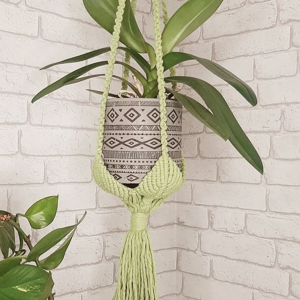 Suspension naturelle macramé pour plante,déco macramé moderne,porte terrarium,porte plante,vase suspendu,suspension intérieur exterieur,