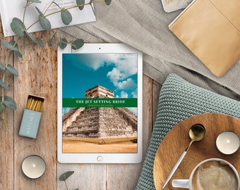Mexico 61 Page Ultimate Destination Wedding Planner Printable Digital Download File Cancun Cabo San Lucas Tulum Cozumel GoodNotes IPAD
