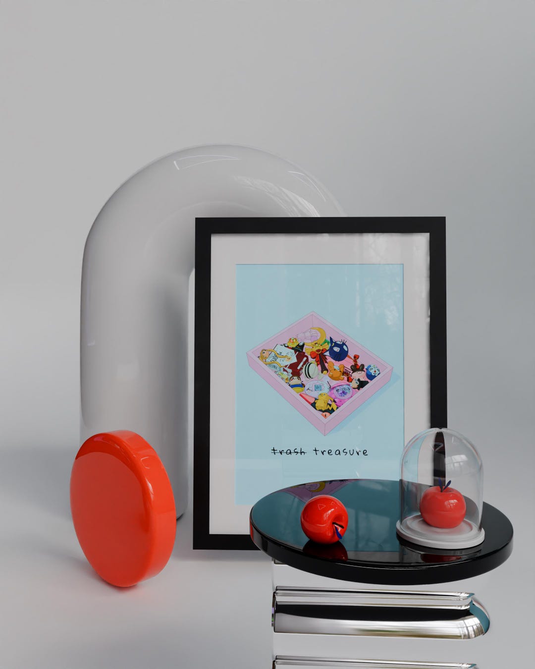 Original Design Art Print (- Trash/treasure -) - Etsy, image size:1080x1350