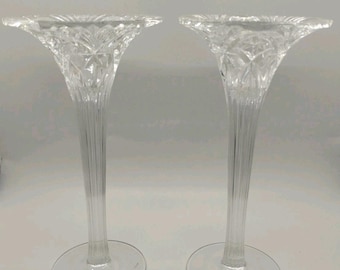 Set di 2 candelieri singoli in cristallo Vincennes CRISTAL D'ARQUES-DURAND