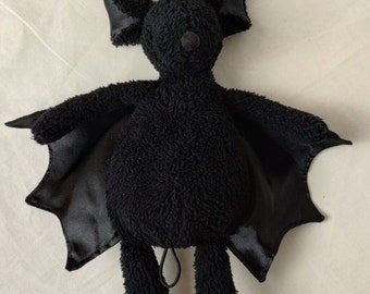 Jellycat Bartie Bat Plush Stuffed Animal Retired and Rare Small 8"