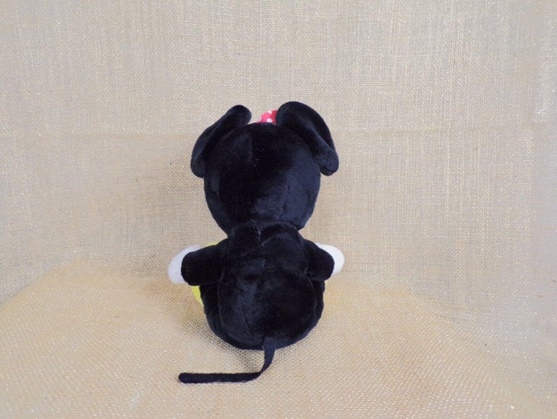 Vintage Disneyland Disney World Plush Minnie Mouse with Polka Dot Bow image 4