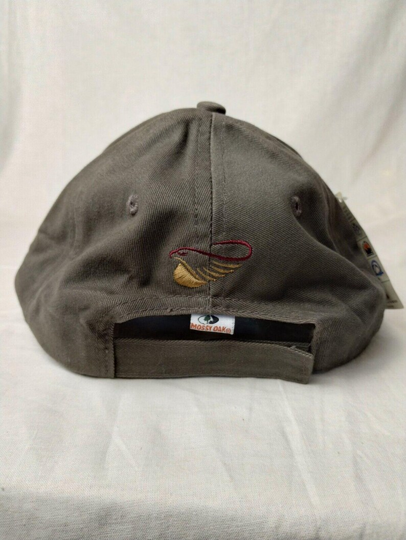 US Smokeless Tabacco Co ハットキャップ 大人用 Mossy Oak ストラップバック カモグリーン 新品 画像 3